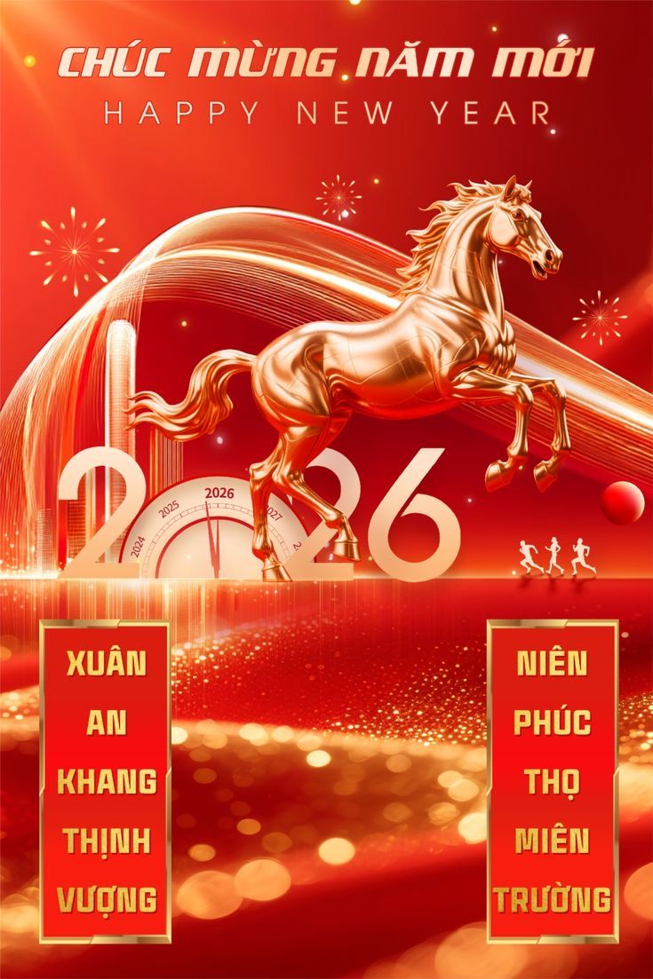 Thiệp chúc mừng năm mới mẫu 20