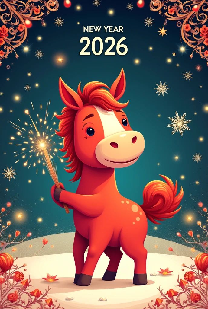 Thiệp chúc mừng năm mới mẫu 26