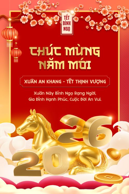 Thiệp chúc mừng năm mới mẫu 14
