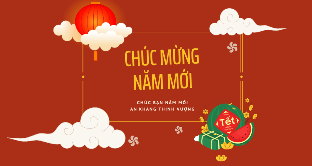 Thiệp chúc mừng năm mới mẫu 2