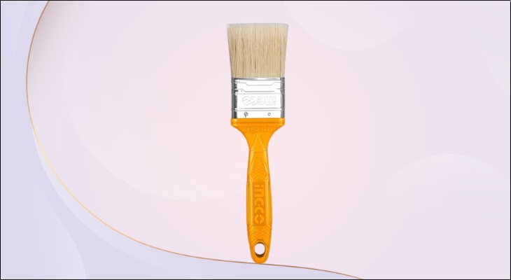 Cọ sơn 3 inch Ingco CHPTB68703 với kích thước vừa phải, dễ cầm nắm và có chất liệu lông cọ tốt để việc thao tác được thuận tiện