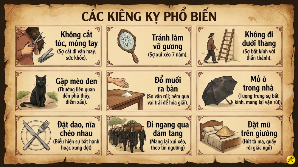 Những điều ki&ecirc;ng kỵ trong Thứ 6 ng&agrave;y 13