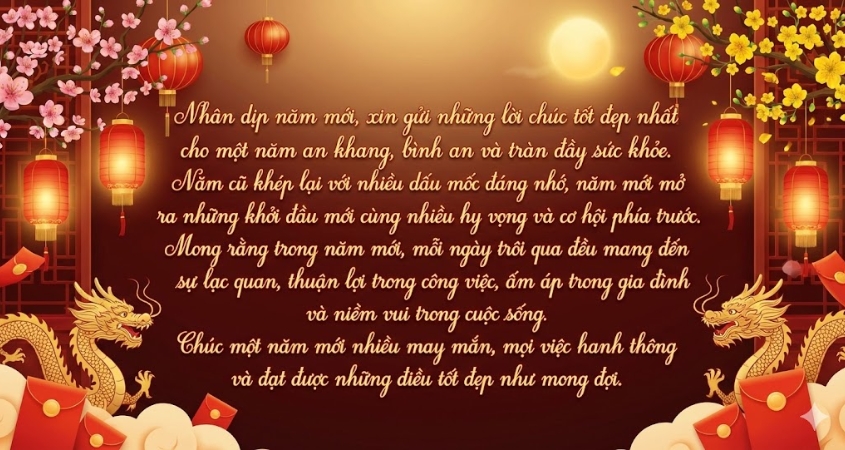 Mẫu thư chúc Tết 1