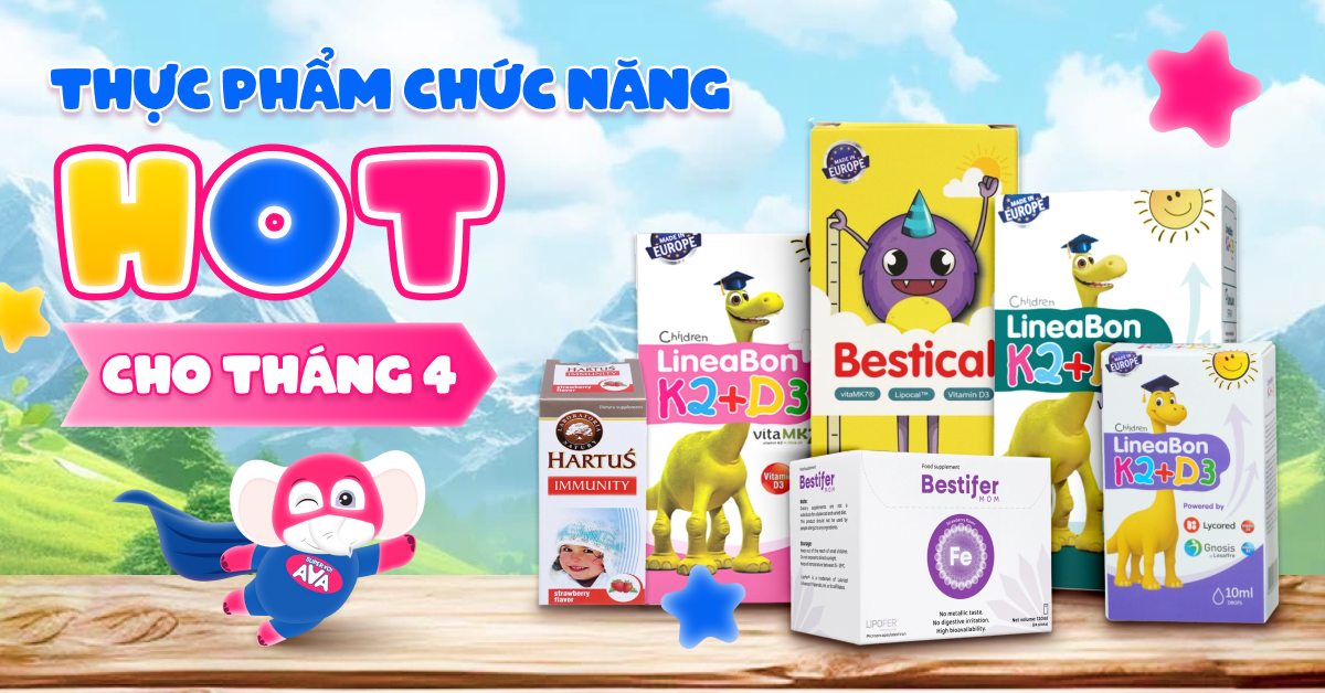 Thực phẩm chức năng HOT dành riêng cho tháng 4
