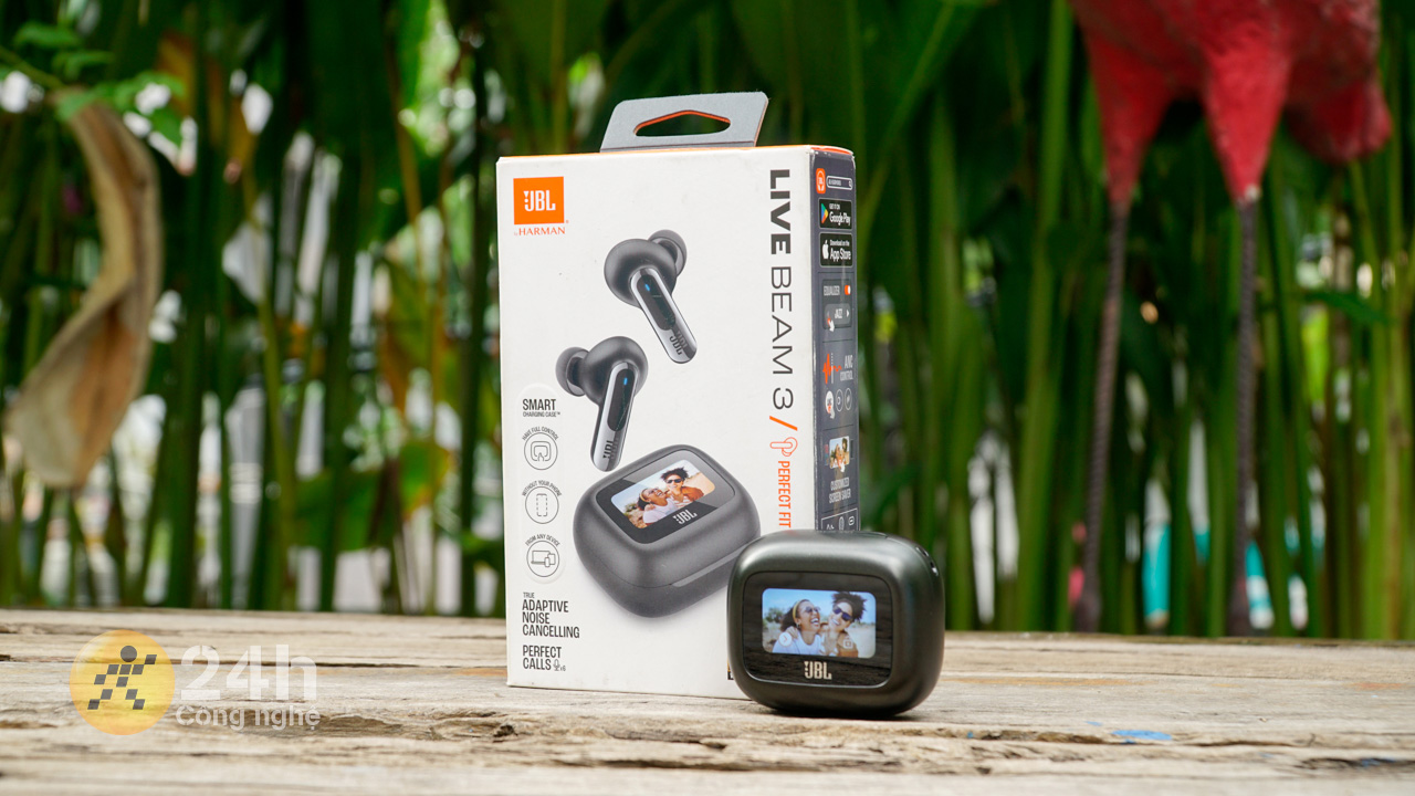 JBL Live Beam 3 có thiết kế và thông số kỹ thuật ra sao?