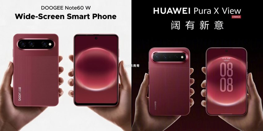  Doogee Note60 X Được Đánh Giá Có Thiết Kế Giống Huawei Pure X View.