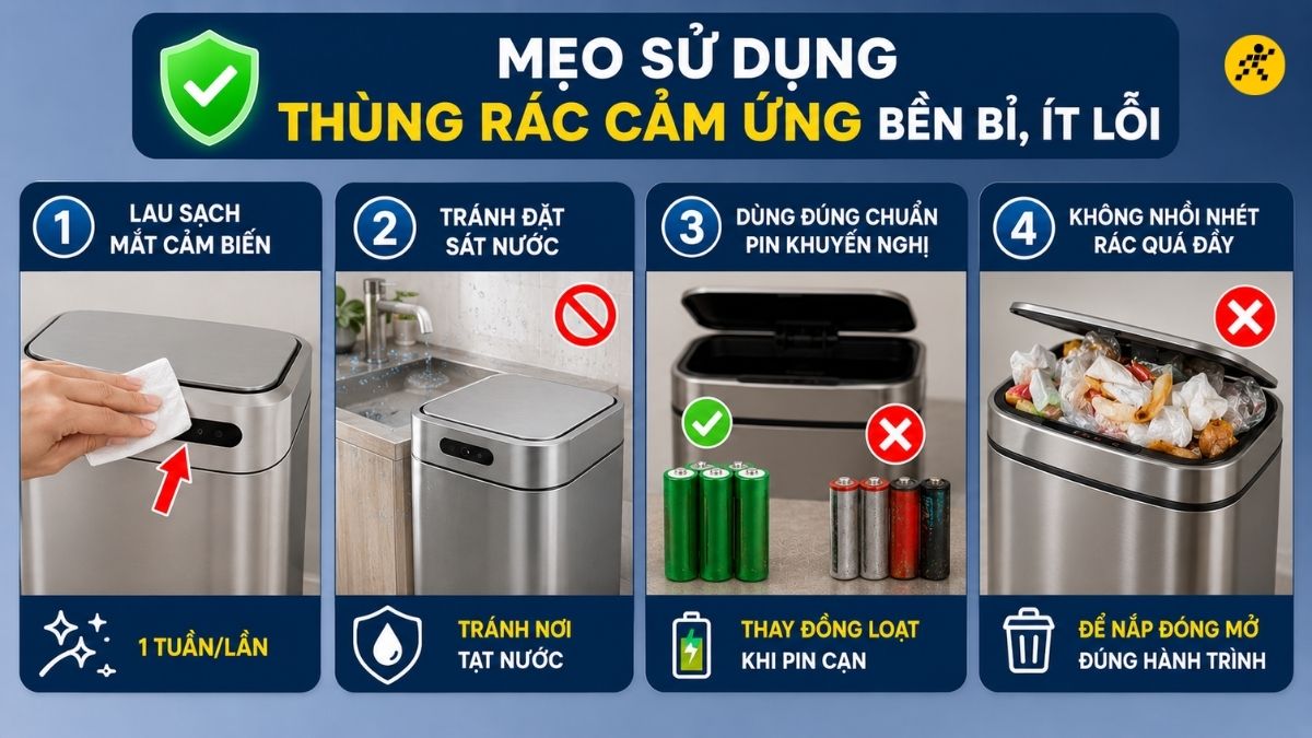 Áp dụng các thói quen sau trong quá trình sử dụng hằng ngày Áp dụng các thói quen sau trong quá trình sử dụng hằng ngày
