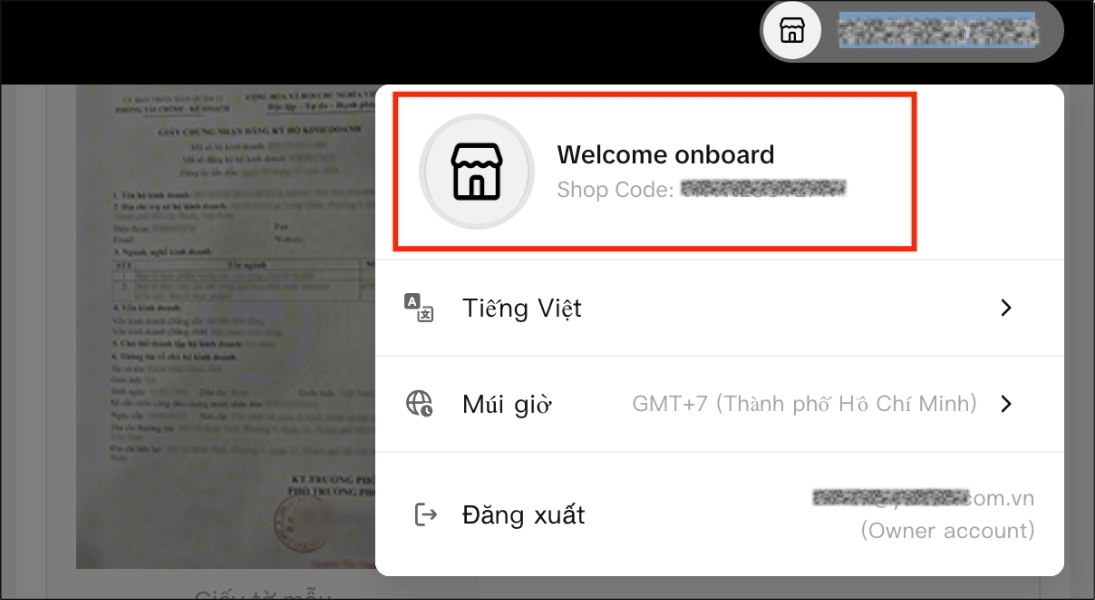 Cập nhật logo chính thức của cửa hàng Cập nhật logo chính thức của cửa hàng