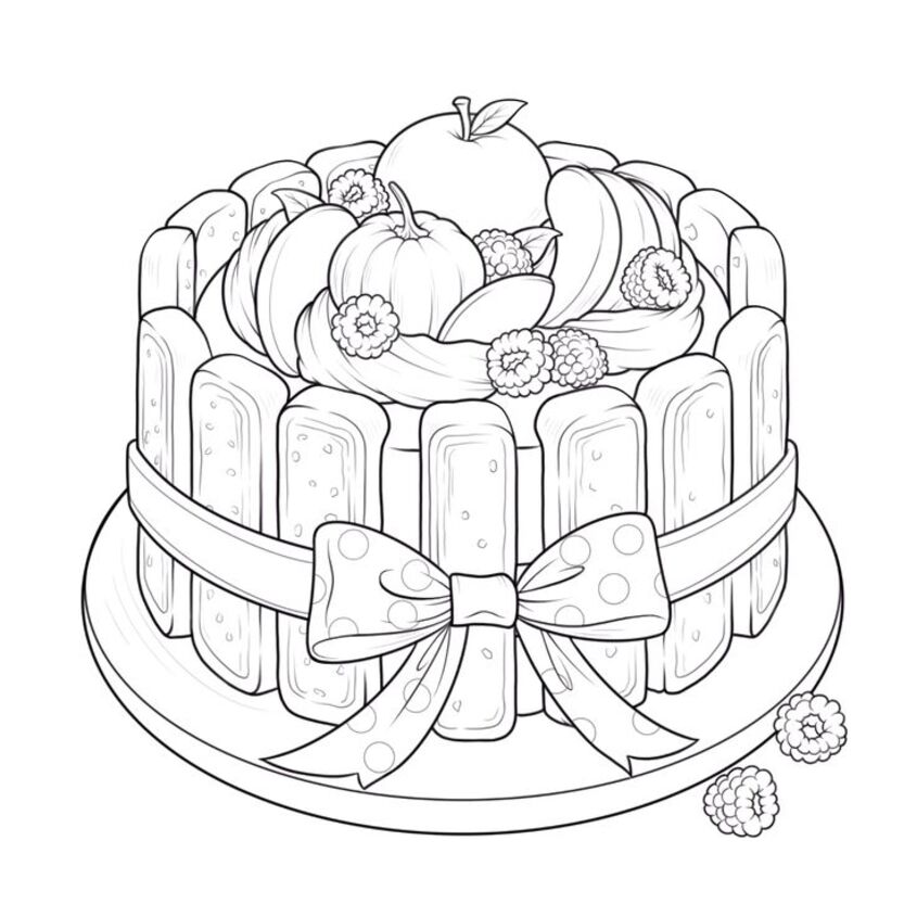 Tô màu bánh sinh nhật 31