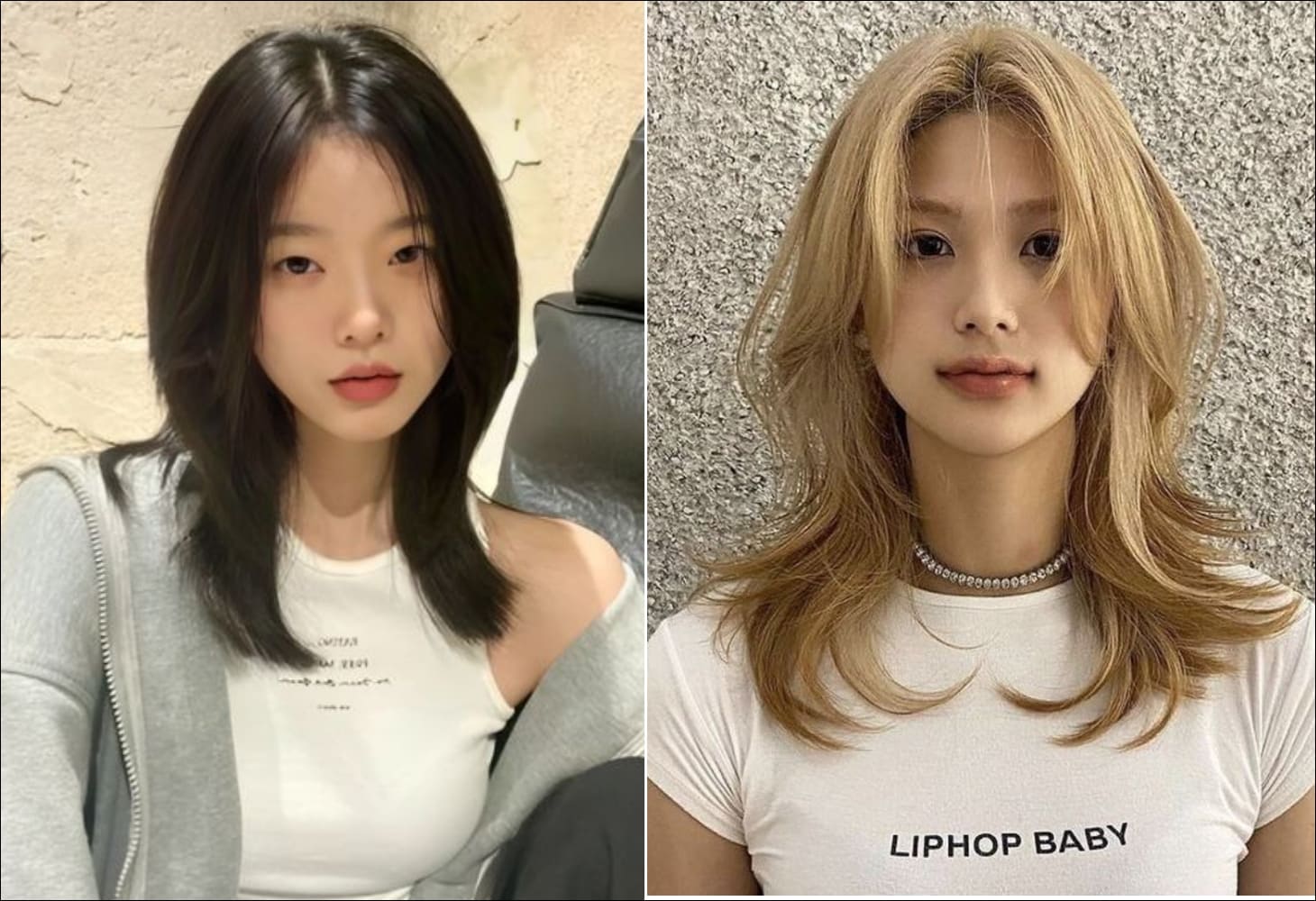 Tóc mullet nữ không mái