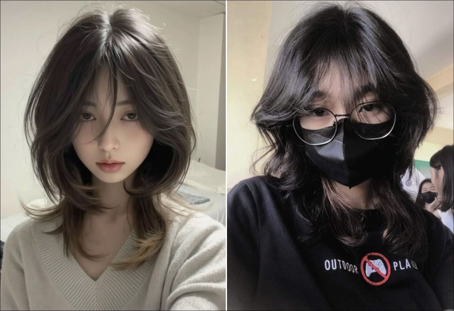 Tóc mullet nữ layer tầng cao thời thượng, phong cách