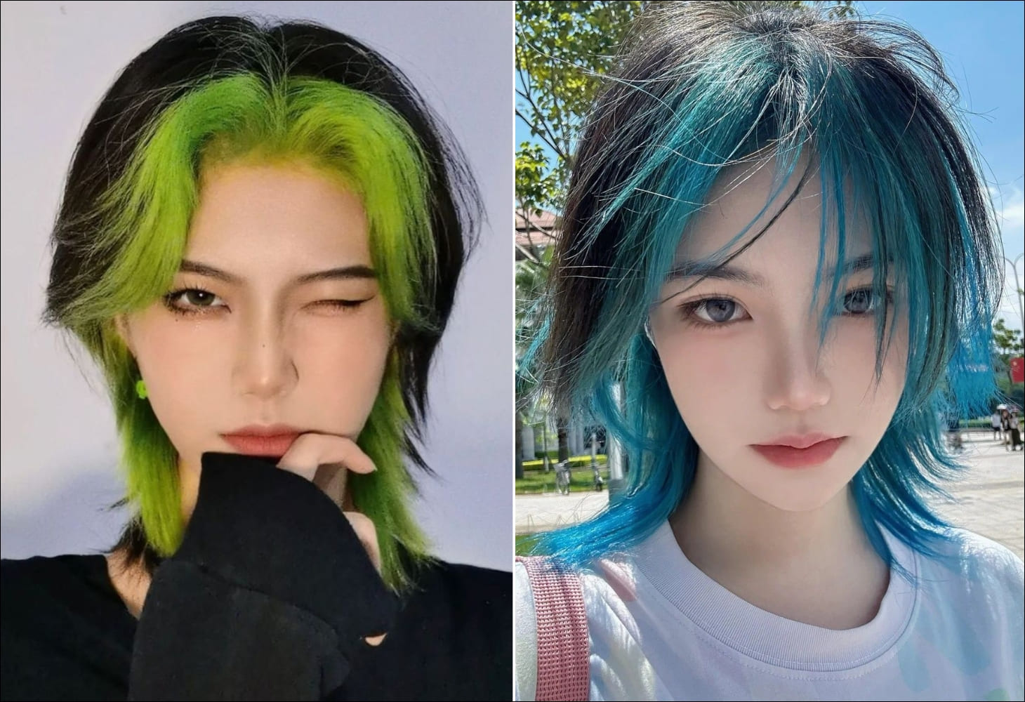 Tóc mullet phong cách Cyber hiện đại, cuốn hút