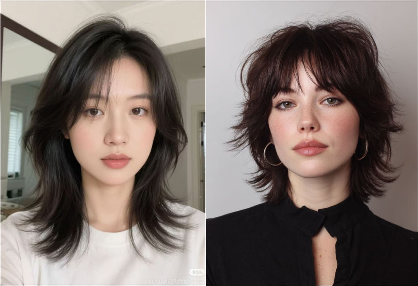 Kiểu tóc mullet nữ uốn vểnh phá cách