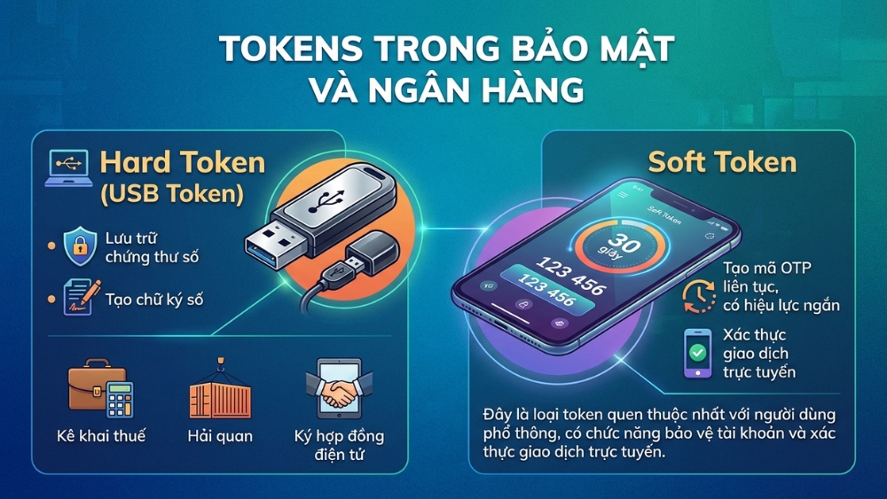 Token trong bảo mật v&agrave; ng&acirc;n h&agrave;ng