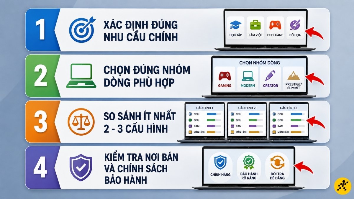Lưu ý quan trọng trước khi mua laptop MSI Lưu ý quan trọng trước khi mua laptop MSI