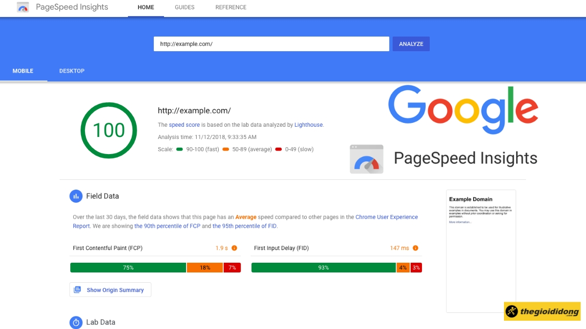 Google PageSpeed Insights