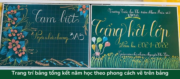 Trang trí bảng tổng kết năm học đẹp - 3