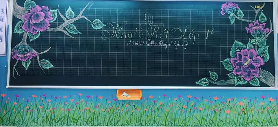 Trang trí bảng tổng kết năm học đẹp - 4