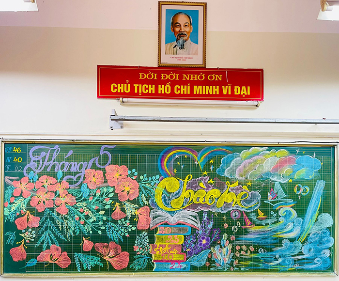 Trang trí bảng tổng kết năm học đẹp - 7