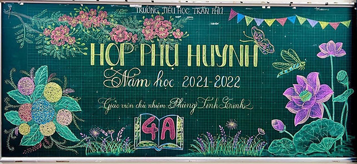 Trang trí bảng tổng kết năm học đẹp - 8