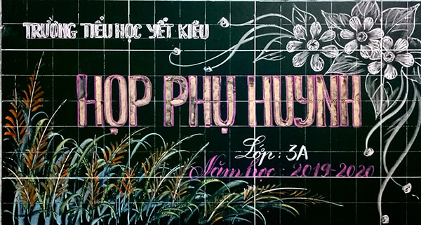 Trang trí bảng họp phụ huynh đẹp - 6