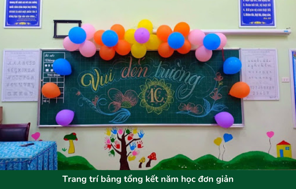 Bảng trang trí tổng kết năm học đẹp - 11