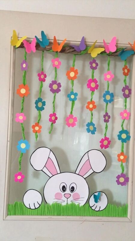 Trang trí cửa lớp mầm non 21