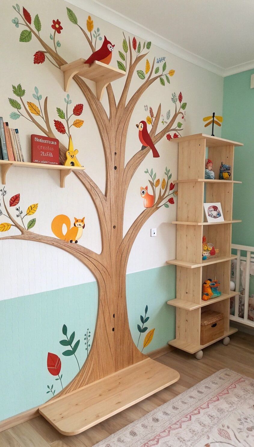 Hình minh hoạ trang trí lớp học mầm non 11 Hình minh hoạ trang trí lớp học mầm non 11