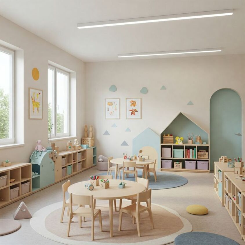 Hình minh hoạ trang trí lớp học mầm non 22 Hình minh hoạ trang trí lớp học mầm non 22