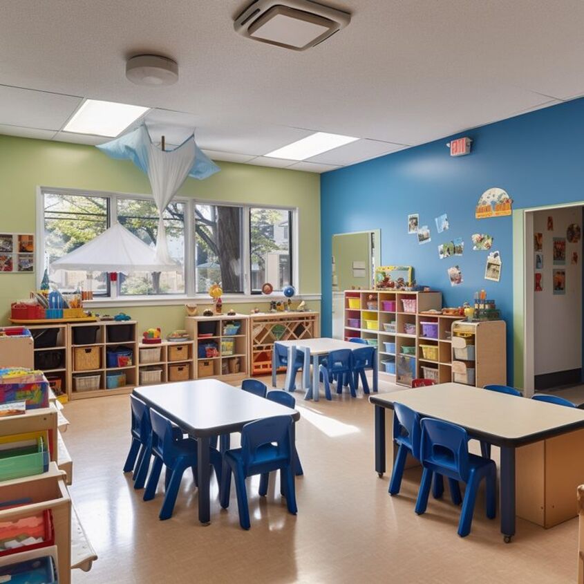 Hình minh hoạ trang trí lớp học mầm non 26 Hình minh hoạ trang trí lớp học mầm non 26