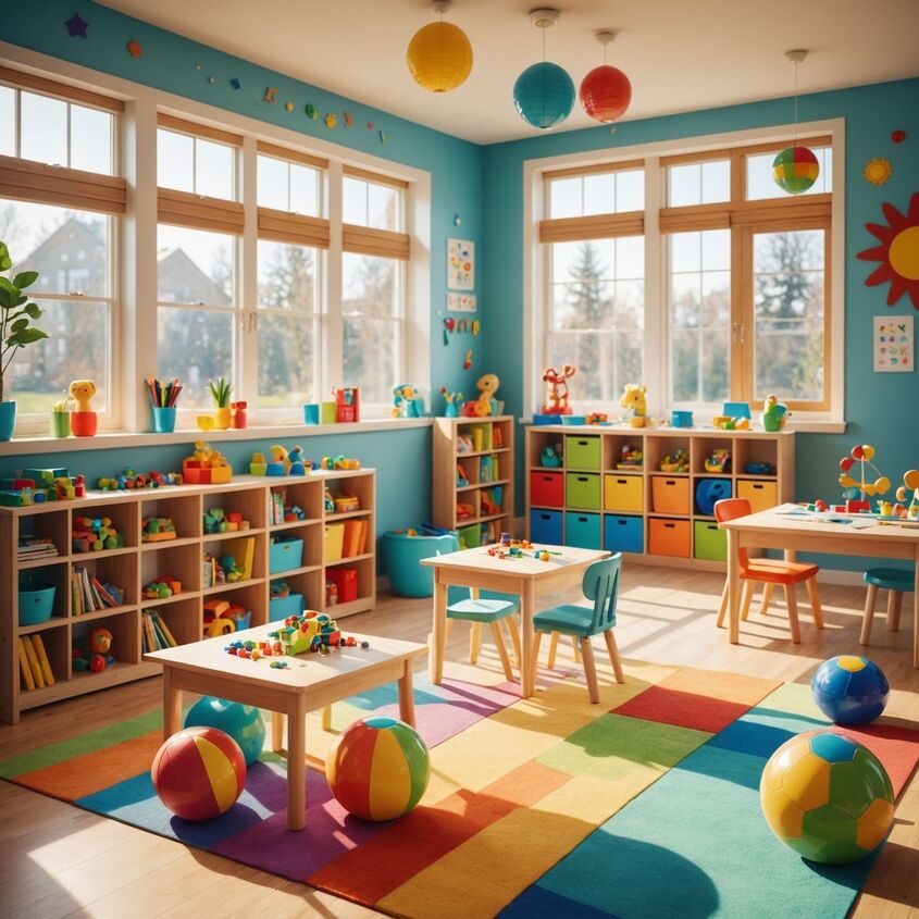 Hình minh hoạ trang trí lớp học mầm non 27 Hình minh hoạ trang trí lớp học mầm non 27