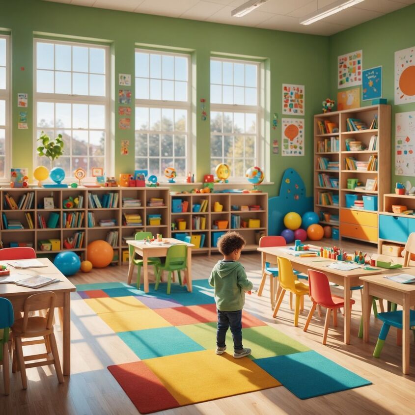 Hình minh hoạ trang trí lớp học mầm non 28 Hình minh hoạ trang trí lớp học mầm non 28