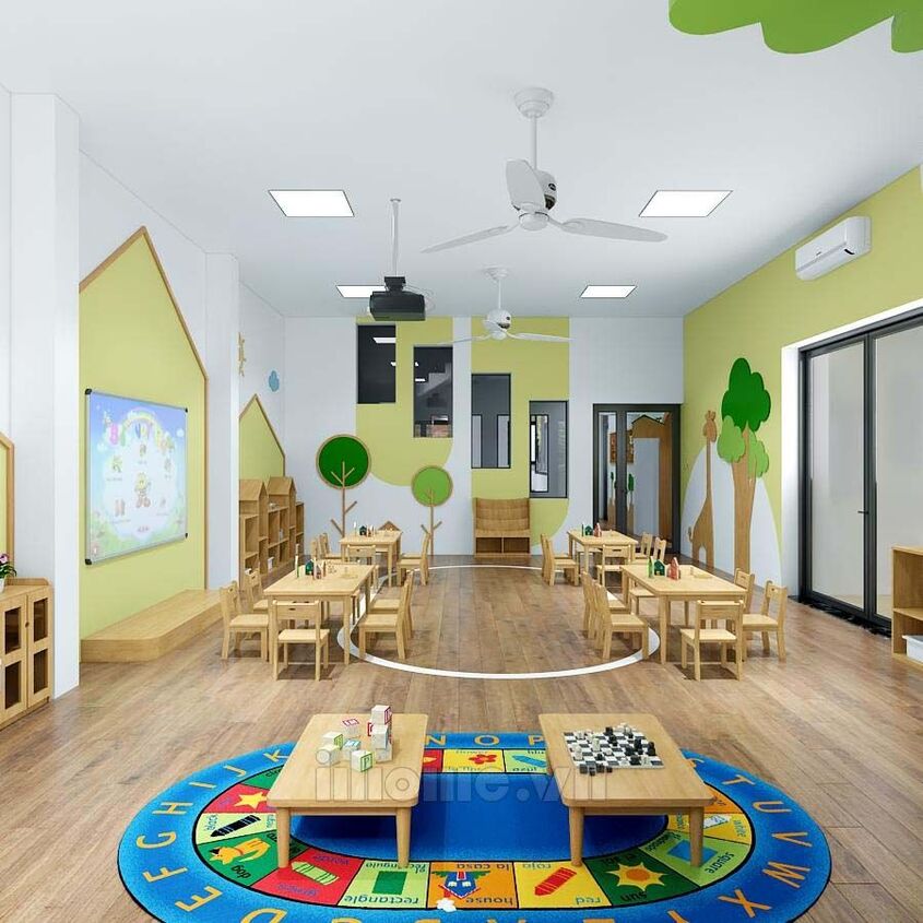 Hình minh hoạ trang trí lớp học mầm non 36 Hình minh hoạ trang trí lớp học mầm non 36