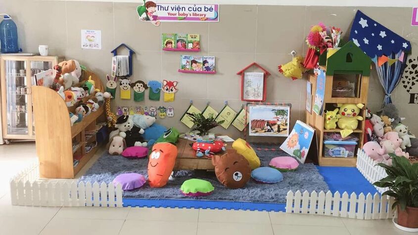 Hình minh hoạ trang trí lớp học mầm non 7 Hình minh hoạ trang trí lớp học mầm non 7