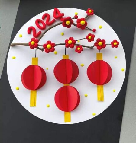 Mẫu trang trí thiệp Tết 29