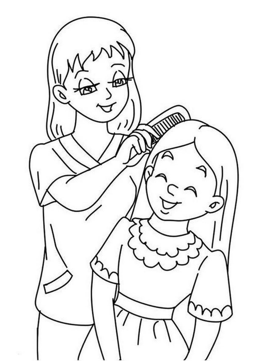 Tranh tô màu ngày 20-10 - 3 Tranh tô màu ngày 20-10 - 3