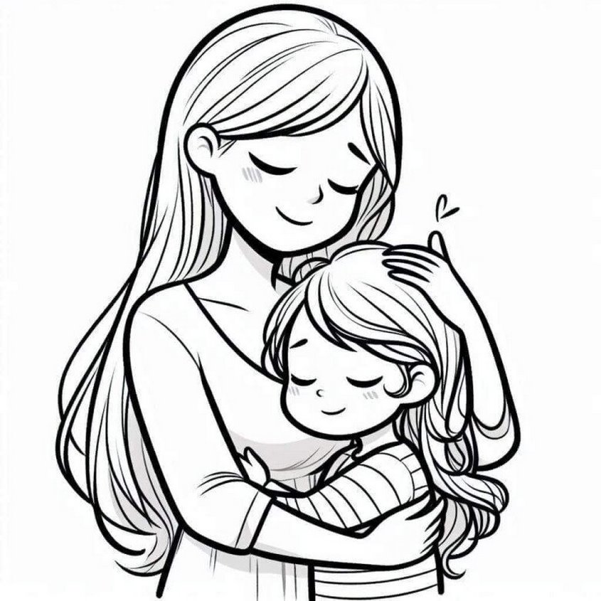 Tranh tô màu ngày 20-10 - 6 Tranh tô màu ngày 20-10 - 6