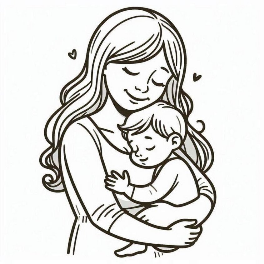 Tranh tô màu ngày 20-10 - 8 Tranh tô màu ngày 20-10 - 8