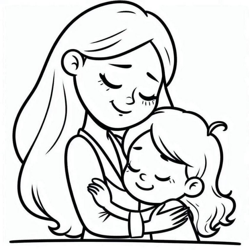 Tranh tô màu ngày 20-10 - 9 Tranh tô màu ngày 20-10 - 9