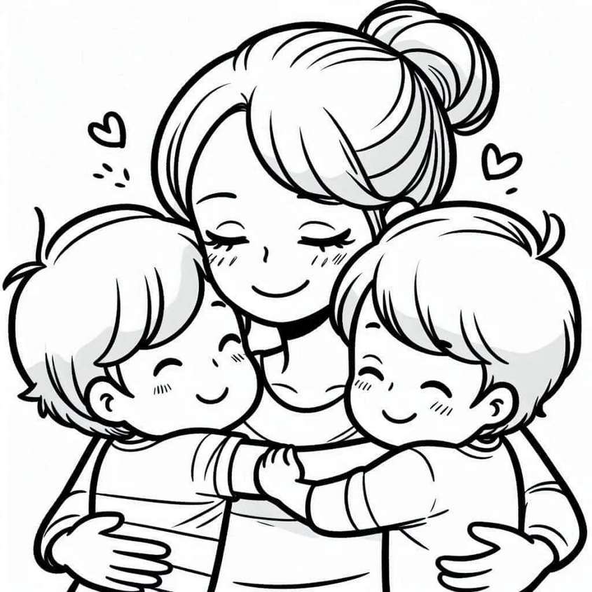 Tranh tô màu ngày 20-10 - 12 Tranh tô màu ngày 20-10 - 12