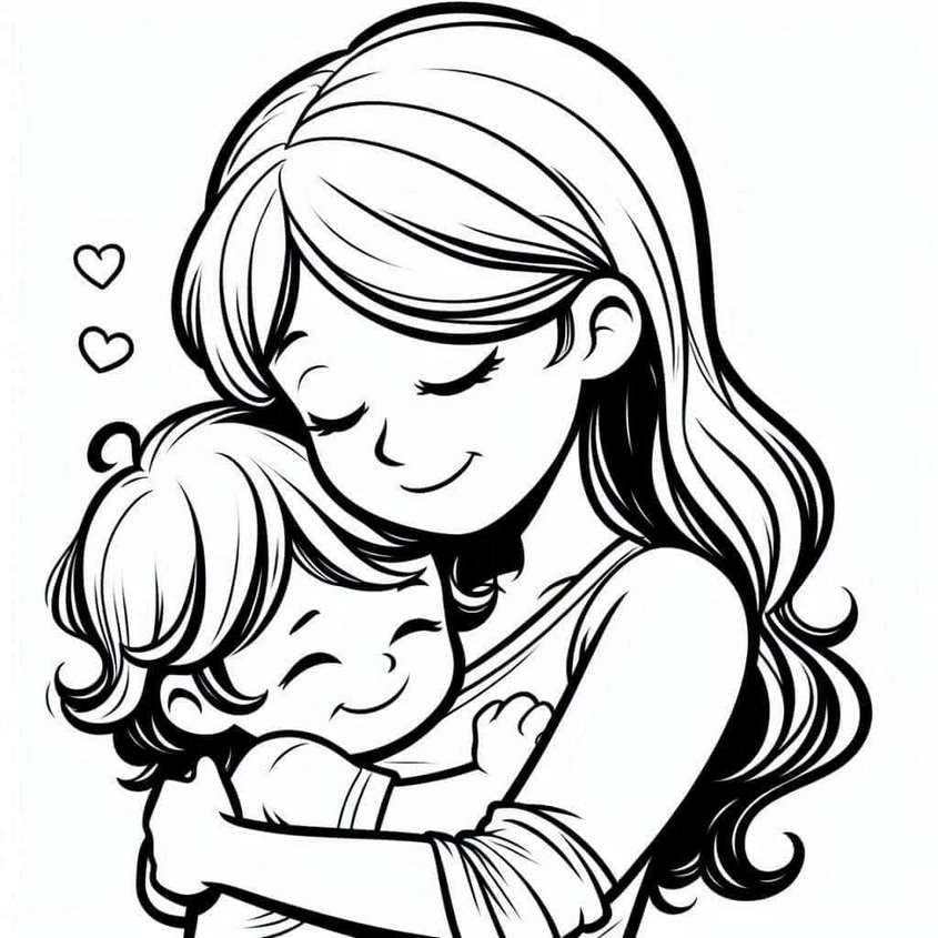 Tranh tô màu ngày 20-10 - 13 Tranh tô màu ngày 20-10 - 13