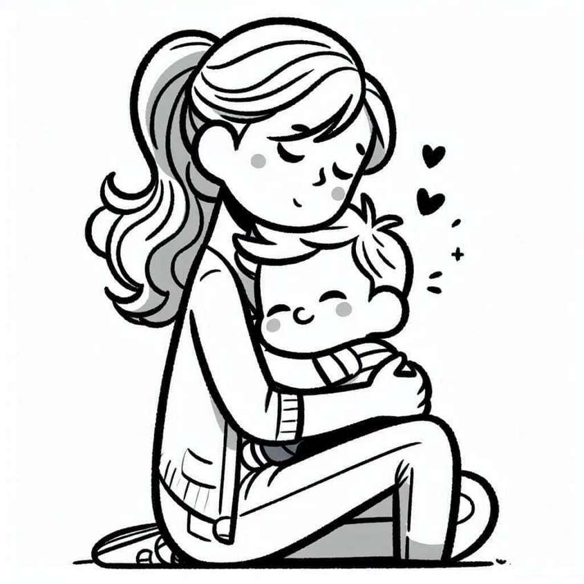 Tranh tô màu ngày 20-10 - 14 Tranh tô màu ngày 20-10 - 14