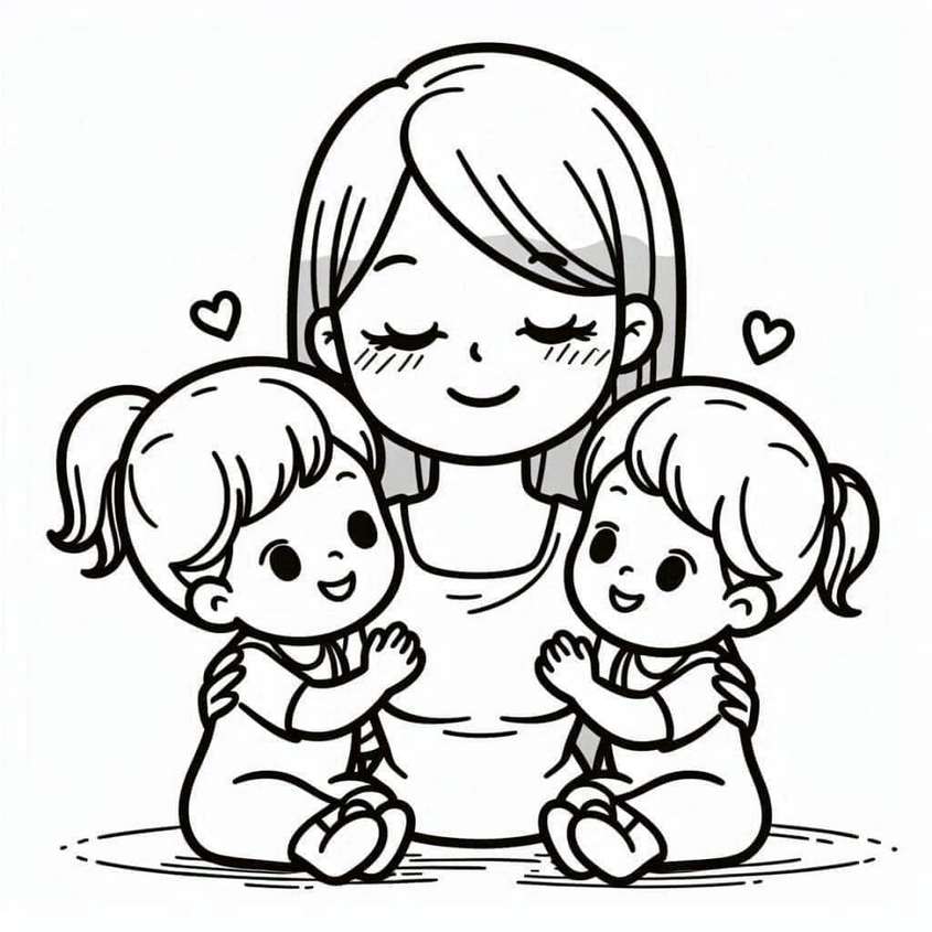 Tranh tô màu ngày 20-10 - 18 Tranh tô màu ngày 20-10 - 18