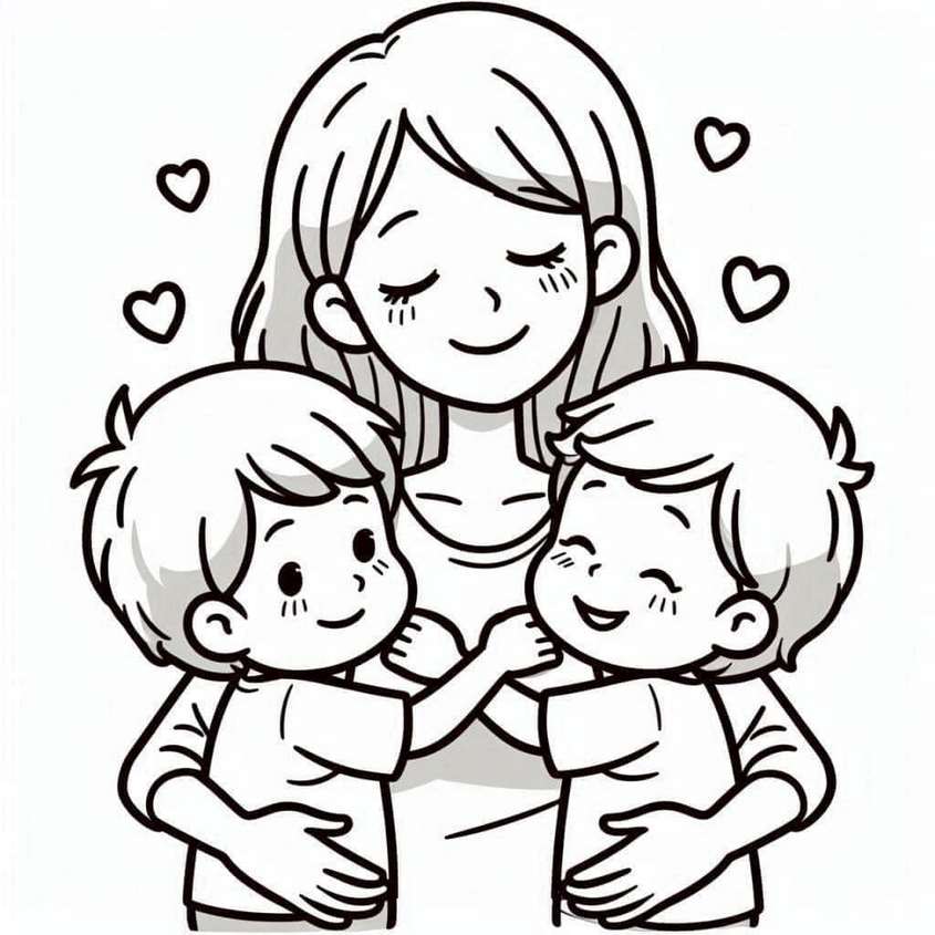 Tranh tô màu ngày 20-10 - 21 Tranh tô màu ngày 20-10 - 21