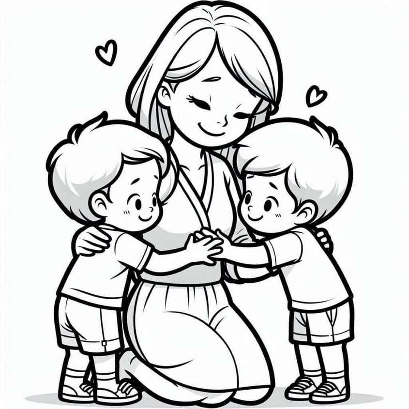 Tranh tô màu ngày 20-10 - 25 Tranh tô màu ngày 20-10 - 25