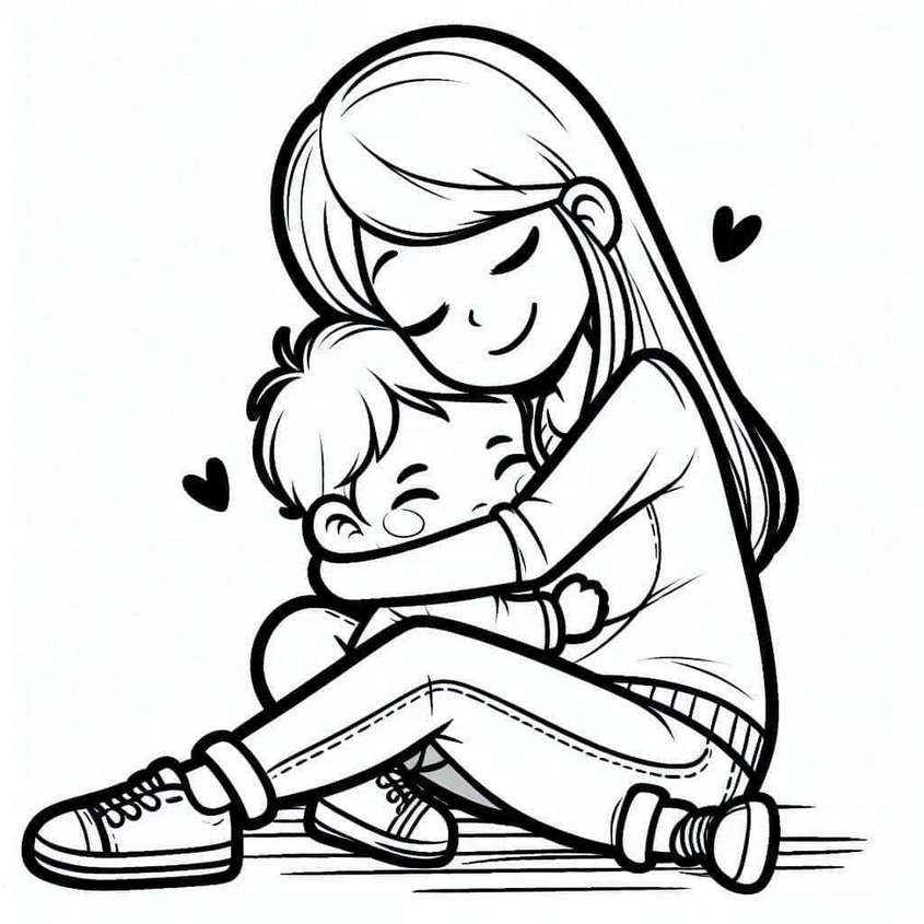 Tranh tô màu ngày 20-10 - 30 Tranh tô màu ngày 20-10 - 30