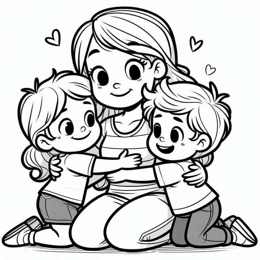 Tranh tô màu ngày 20-10 - 34 Tranh tô màu ngày 20-10 - 34