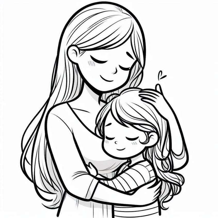 Tranh tô màu ngày 20-10 - 36 Tranh tô màu ngày 20-10 - 36