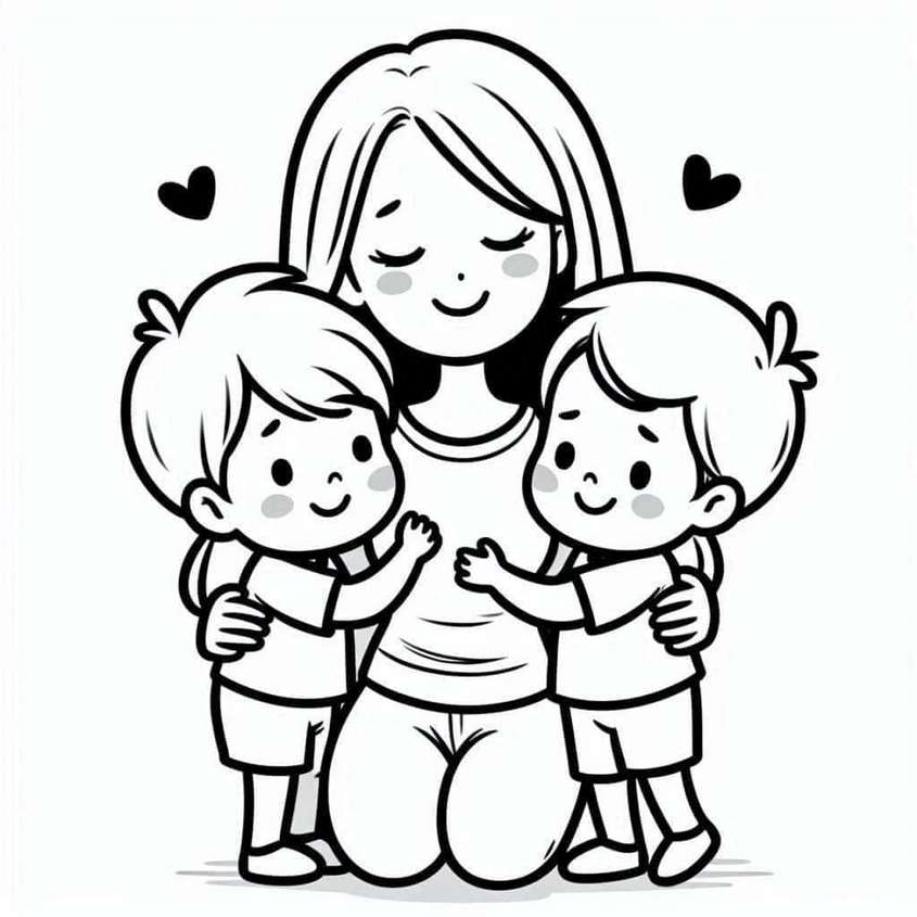 Tranh tô màu ngày 20-10 - 43 Tranh tô màu ngày 20-10 - 43