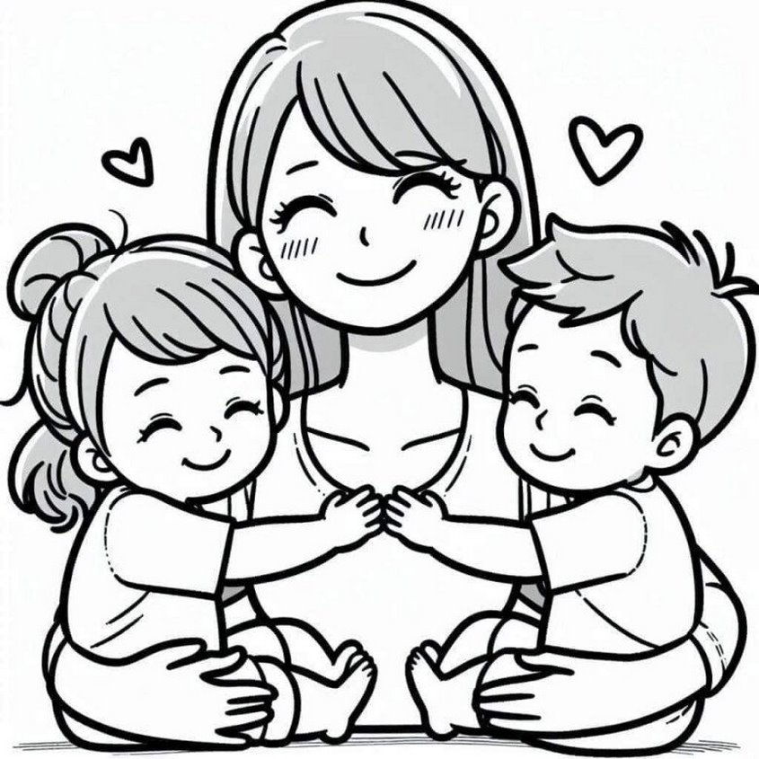 Tranh tô màu ngày 20-10 - 54 Tranh tô màu ngày 20-10 - 54